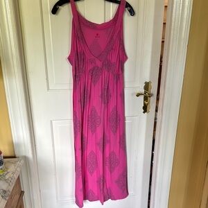 XCVI Pink Sleeveless Maxi Sundress